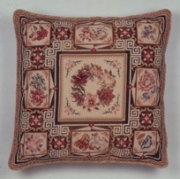Highclere Petitpoint Cushion