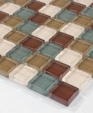 Crystal Glass Tile- Manhattan Blend Glass Tile - COB0025