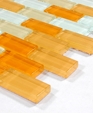 Crystal Glass Tile- Orangeade Glass Tile - COB0035