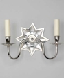 Polaris Wall Light, Nickel, 2 Arm Polaris Wall Light, Nickel, 2 Arm