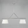 Lancaster Kitchen Light, Down Light version, Nickel, 2 Light