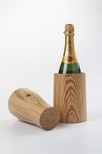 Turned Wooden Wine Gift Box Turned Wooden Wine Gift Box