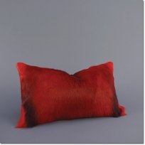 Red Hide Pillow