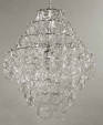 Glass Tiered Chandelier Glass Tiered Chandelier