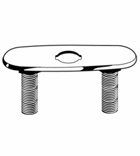Accessories 6" Locking escutcheon, 42 748