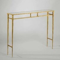 Gilded Console Table with Mirror Gilded Console Table with Mirror