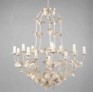 Large Leaf Chandelier