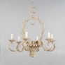 Ivory Basket Chandelier