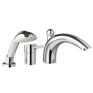 Concetto Roman Tub Filler with Personal Hand Shower, 34 272