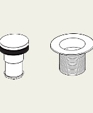 Classic Toe Operated Tub Drain Classic Toe Operated Tub Drain