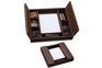 A3490: Chocolate Brown Enhanced Conference Room Organizer