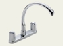 Waterfall Two Handle Kitchen Faucet