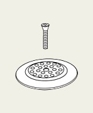 Classic Dome Strainer with screw