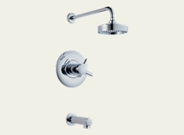Modern Thermostatic Tub/Shower Trim Modern Thermostatic Tub/Shower Trim