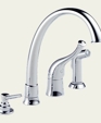 Providence Contemporary Single Handle Kitchen Faucet w/ Soap Dispenser