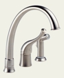 Providence Contemporary Single Handle Kitchen Faucet w/ Sprayer