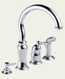 Stratford Classic Single Handle Kitchen Faucet w/ Soap Dispenser