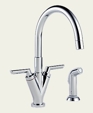 Trevi Two Handle Kitchen Faucet w/ Sprayer