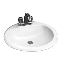 19" Round Atlanta Countertop Lavatory (Model: 1618V)