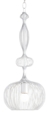 Modern White Wire Pendant
