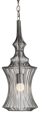 Modern Gray Wire Pendant