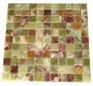 Green Onyx 1x1 Polished Mosaic