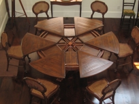 solid walnut Jupe Dining Table 84 solid walnut Jupe Dining Table 84