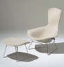 Bertoia Bird Lounge Chair and Ottoman