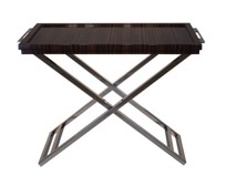 Campaign Style Butler Tray Console