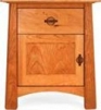 Cherry Moon 1 Drawer Night Stand with Door