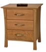 Green Mountain 3 Drawer Night Stand