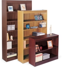 Wood veneer bookcases vbc72, vbc60, vbc30 Wood veneer bookcases vbc72, vbc60, vbc30