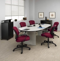 Laminate boardroom tables racetrack table Laminate boardroom tables racetrack table