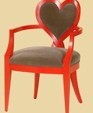 Jeu Card Chair - Heart