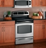 GE Profile™ 30" Free-Standing Electric Convection Range, JB988SKSS