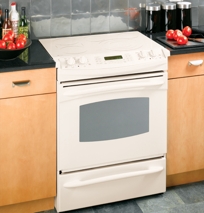 GE Profile™ 30" Slide-In Electric Range, JS968KKCC