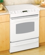 GE Profile™ 30" Slide-In Electric Range, JS905TKWW