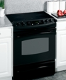 GE Profile™ 30" Slide-In Electric Range, JS900BKBB