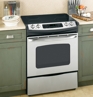 GE® 30" Slide-In Electric Range with Self-Cleaning Oven, JSP42SNSS