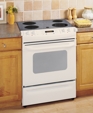 GE® 30" Slide-In Electric Range with Self-Cleaning Oven, JSP42CKCC