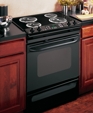 GE® 30" Slide-In Electric Range with Self-Cleaning Oven, JSP39BKBB