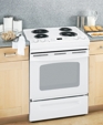 GE® 30" Slide-In Electric Range with Standard Clean Oven, JSS28DNWW