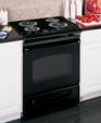 GE® 30" Slide-In Electric Range with Standard Clean Oven, JSS28DNBB