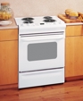 GE® 30" Slide-In Electric Range with Standard Clean Oven, JSS28WKWW