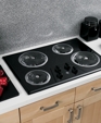 GE® 30" Built-In Electric Cooktop, JP328BKBB