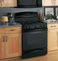 GE Profile™ 30" Free-Standing Dual-Fuel Range, P2B912DEMBB