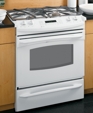 GE Profile™ 30" Dual Fuel Slide-In Range, P2S975WEMWW