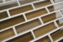 Cafe Latte Subway Artisan Glass Mosaic Tile - $11.99/SQ FT