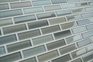 Winter Moss Subway Artisan Glass Mosaic Tile - $11.99/SQ FT