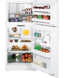 GE® 18.0 Cu. Ft. Top-Freezer Refrigerator, GTS18IBRWW